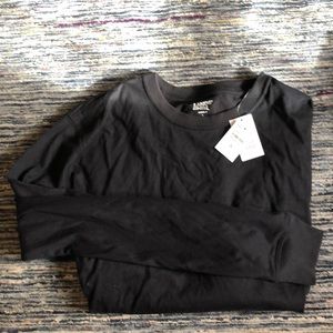 Lands End men’s large, long sleeve, black tee